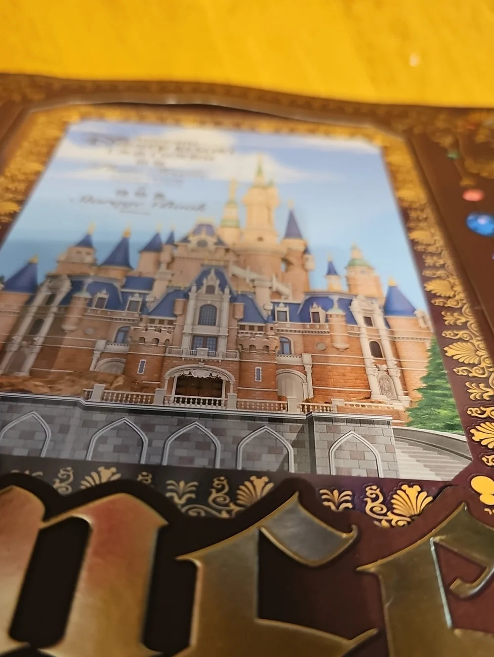 NWT Disney Photo & Storage Book - Cinderella Castle - Once Upon a Time